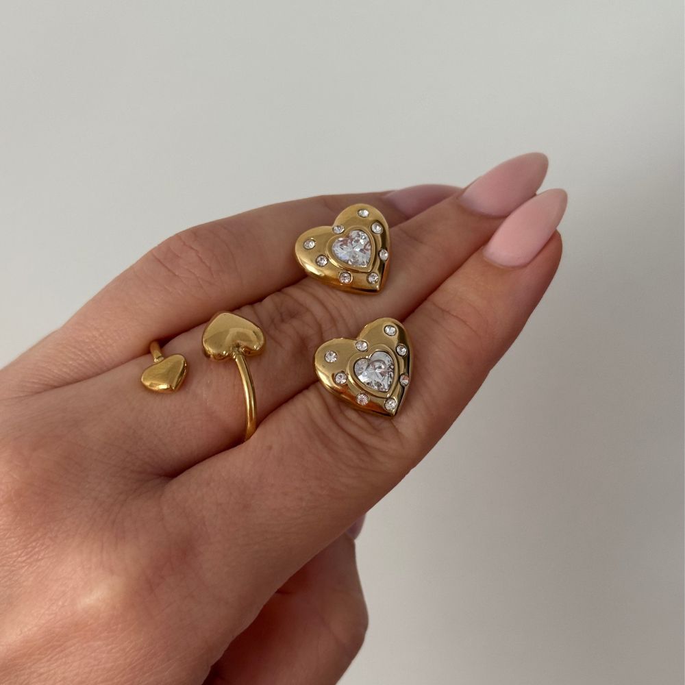 DAYA HEART - EARRINGS