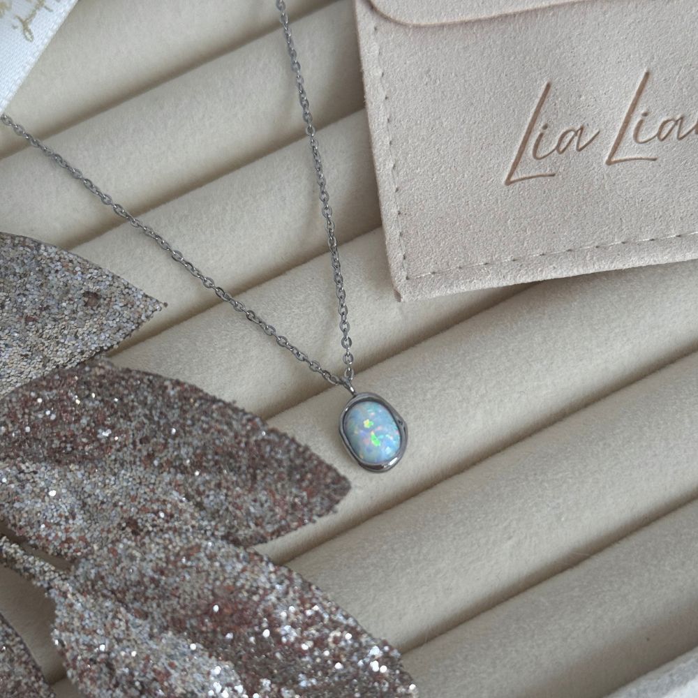 ELIRA OPAL SILBER - NECKLACE