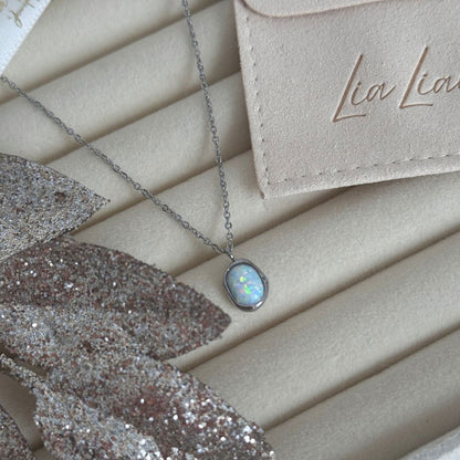 ELIRA OPAL SILBER - NECKLACE