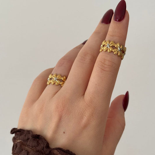 HAZEL BLOOM - RING BICOLOR
