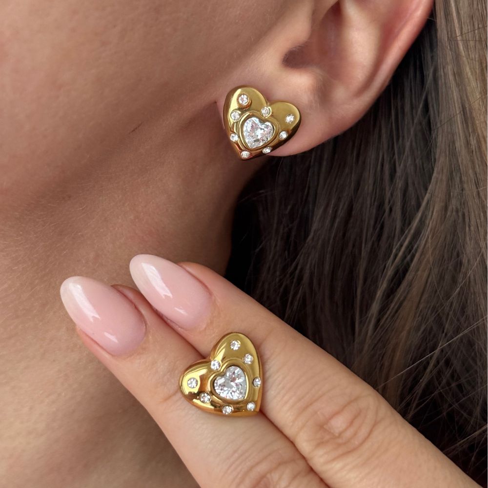 DAYA HEART - EARRINGS