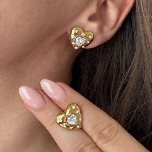DAYA HEART - EARRINGS