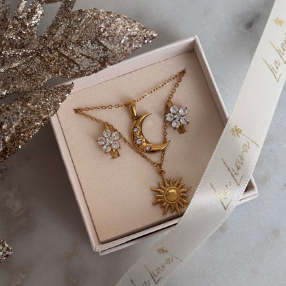 MOON - NECKLACE 18K